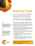 Flyer: Gold for Gold