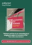 Flyer: Economics for Business Textbook